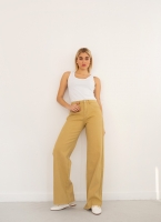 Παντελόνι τζιν wide leg χωρίς ραφές
