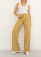 Παντελόνι τζιν wide leg χωρίς ραφές