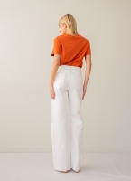 Παντελόνι τζιν wide leg χωρίς ραφές