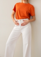Παντελόνι τζιν wide leg χωρίς ραφές