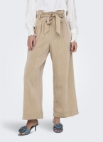 Παντελόνι ζιπ με frilled μέση ONLY