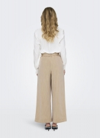 Παντελόνι ζιπ με frilled μέση ONLY