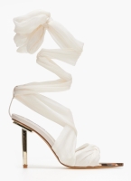 Πέδιλα lace up με κορδέλα