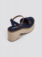 Πέδιλα suede με σχοινί στη σόλα Refresh 172578