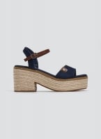 Πέδιλα suede με σχοινί στη σόλα Refresh 172578