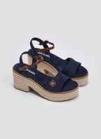 Πέδιλα suede με σχοινί στη σόλα Refresh 172578