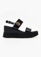 Πλατφόρμες δερμάτινες με velcro Ragazza 0393