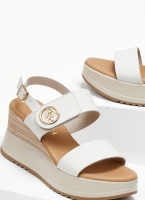 Πλατφόρμες δερμάτινες με velcro Ragazza 0393