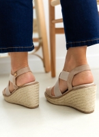 Πλατφόρμες suede με crossover λάστιχα Xti 142326