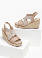 Πλατφόρμες suede με crossover λάστιχα Xti 142326