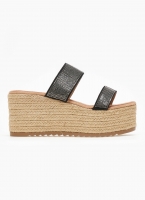 Πλατφόρμες suede με στρας