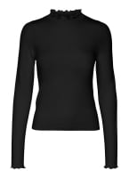 Πλεκτή μπλούζα με frilled γιακά Vero Moda 10297854