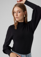Πλεκτή μπλούζα με ψηλό γιακά Vero Moda 10290671