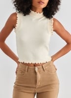 Πλεκτό αμάνικο τοπ Vero Moda 10297855