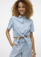 Πουκάμισο cropped με ρίγες Vero Moda 10309722