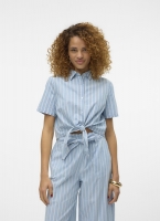Πουκάμισο cropped με ρίγες Vero Moda 10309722