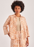 Πουκάμισο λινό εμπριμέ VERO MODA 10308892