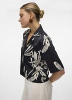 Πουκάμισο σατέν crop AWARE by VERO MODA 10307628