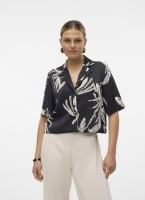 Πουκάμισο σατέν crop AWARE by VERO MODA 10307628