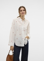 Πουκάμισο σε άνετη γραμμή με φράουλες Vero Moda 10324629