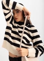 Πουλόβερ με φαρδιές ρίγες Vero Moda 10310901