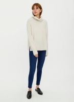 Πλεκτό πουλόβερ με φαρδύ ζιβάγκο Vero Moda 10231324