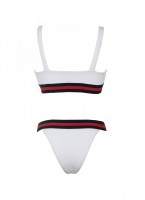 Ριπ bikini με μπουστάκι και λάστιχο με ρίγα