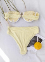 Ριπ ψηλόμεσο bikini με μπανέλα