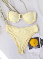 Ριπ ψηλόμεσο bikini με μπανέλα