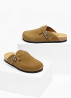 Clogs ανατομικά από δέρμα καστόρι Plakton 181539