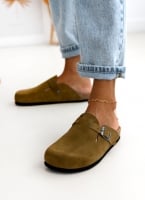 Clogs ανατομικά από δέρμα καστόρι Plakton 181539