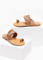 Σανδάλια δερμάτινα με ιδιαίτερη φάσα Iris Sandals