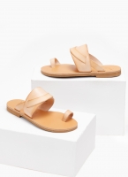 Σανδάλια δερμάτινα με ιδιαίτερη φάσα Iris Sandals