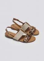 Σανδάλια ankle strap με ψάθα ERYNN