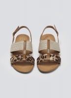 Σανδάλια ankle strap με ψάθα ERYNN