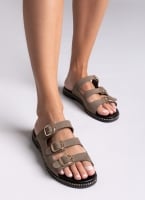 Σανδάλια από γνήσιο δέρμα nubuck Tfp