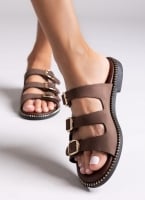 Σανδάλια από γνήσιο δέρμα nubuck Tfp