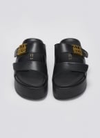 Σανδάλια δερμάτινα flatforms ATENEO