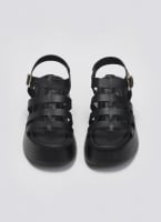 Σανδάλια δερμάτινα flatforms gladiator Estil