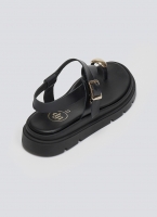 Σανδάλια δερμάτινα flatforms Tfp 
