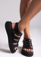 Σανδάλια δερμάτινα gladiator Tfp
