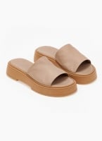 Σανδάλια flatforms δερμάτινα με φαρδιά φάσα Iris Sandals