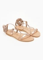 Σανδάλια δερμάτινα με κορδόνια Iris Sandals