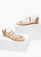 Σανδάλια δερμάτινα με κορδόνια Iris Sandals