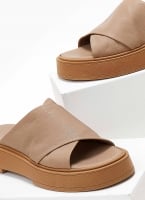 Σανδάλια flatforms δερμάτινα crossover Iris Sandals