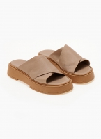 Σανδάλια flatforms δερμάτινα crossover Iris Sandals
