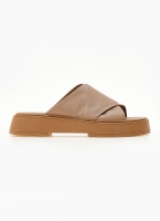 Σανδάλια flatforms δερμάτινα crossover Iris Sandals