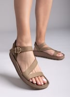Σανδάλια δερμάτινα με δέσιμο EMMA FANTASY SANDALS