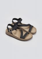 Σανδάλια δερμάτινα με δέσιμο EMMA FANTASY SANDALS