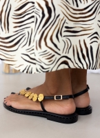 Σανδάλια δερμάτινα με διακοσμητικό Iris Sandals